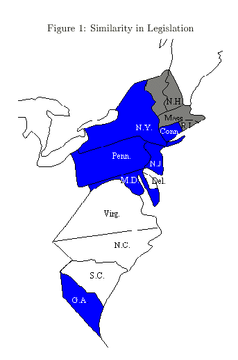 13 States Map